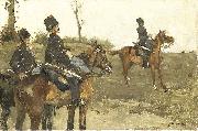 George Hendrik Breitner Hussars Spain oil painting artist